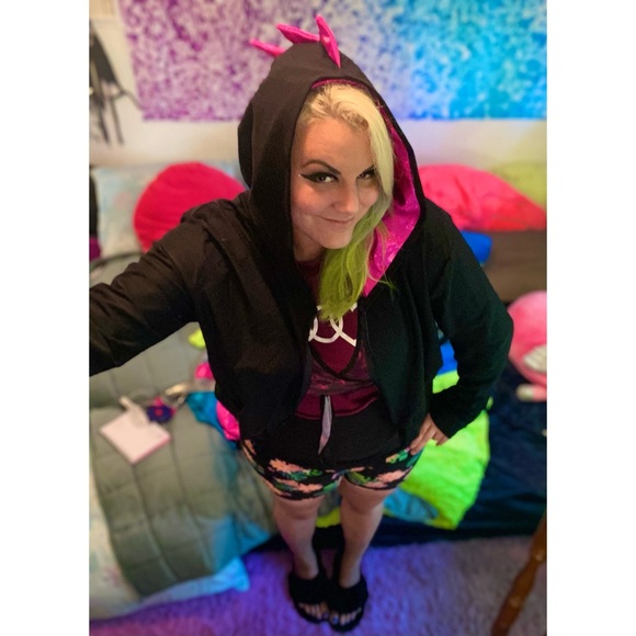 Coquetry Dragon Kimberly Jacket Black Zen XL $125 - Picture 7 of 8